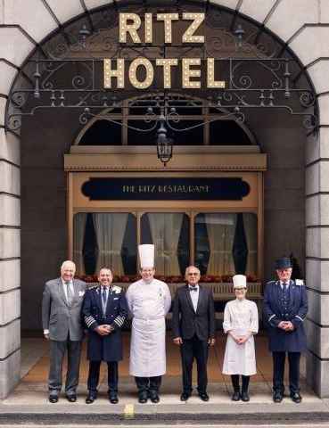 Inside the Ritz Hotel