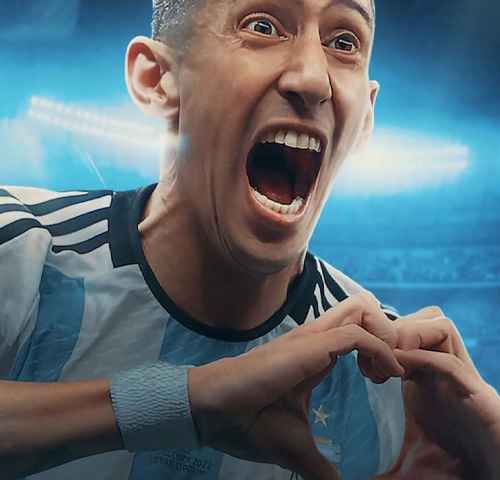 Angel Di Maria Breaking Down the Wall