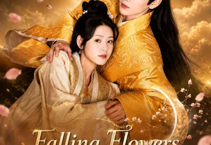 Falling Flowers Silent Jade