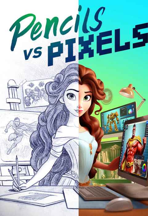 Pencils vs Pixels